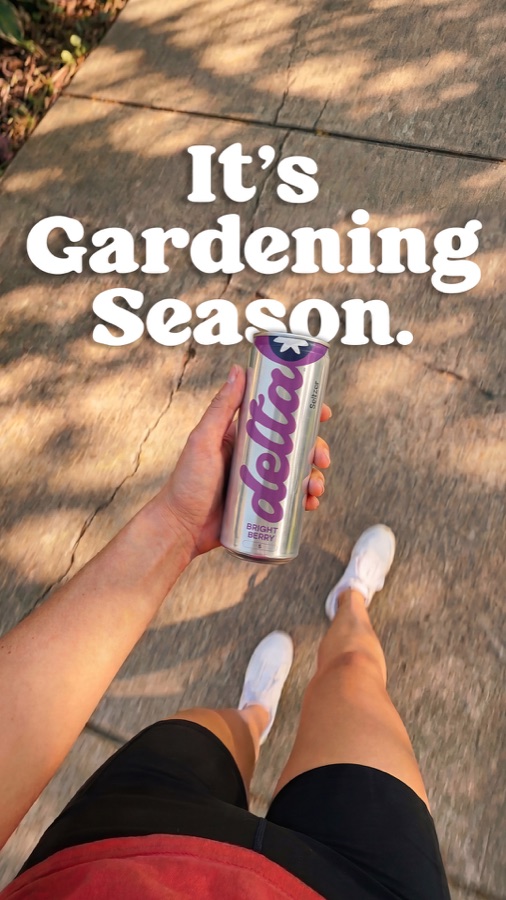 Delta, it's gardening season, POV can in hand