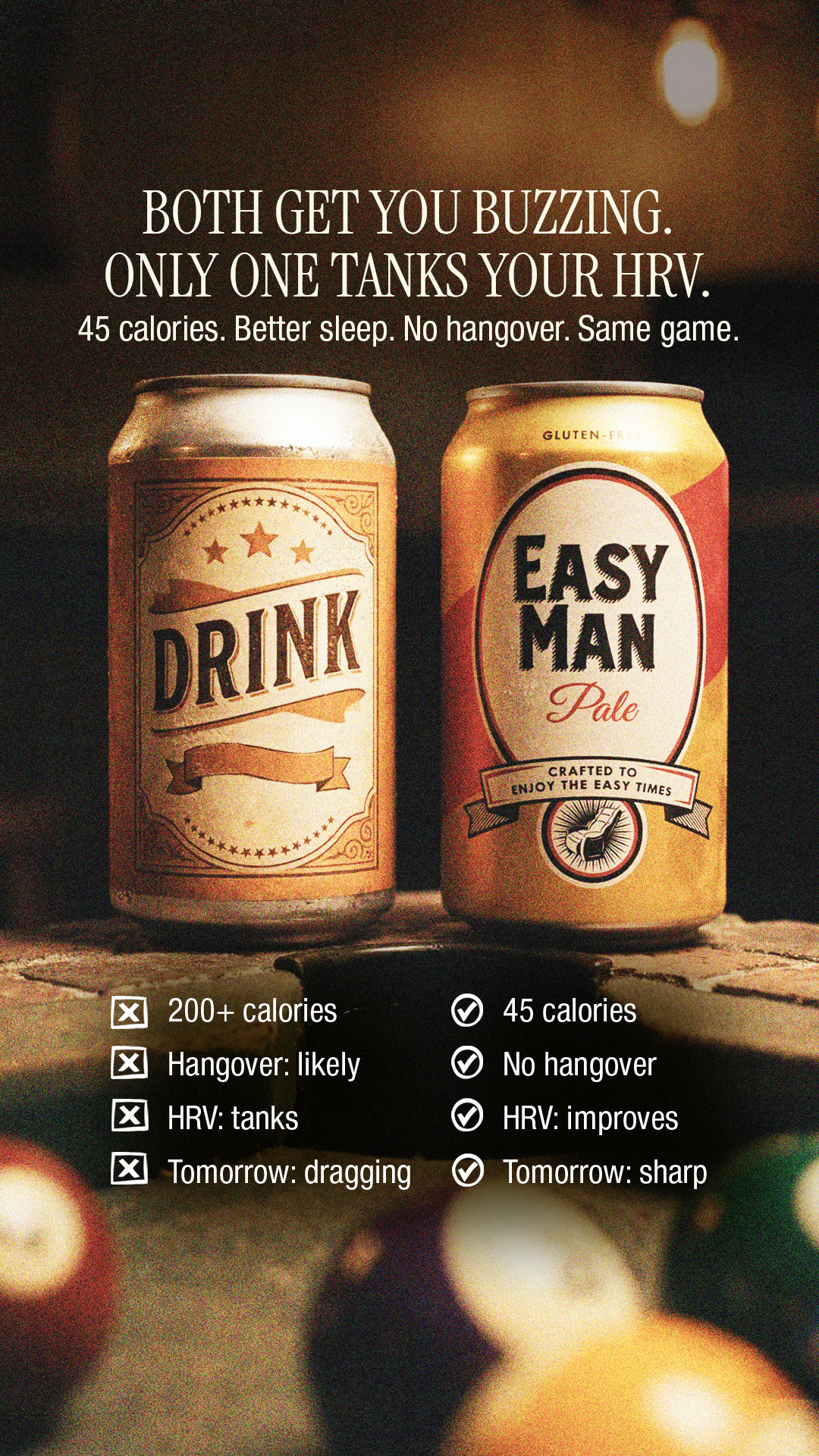 Easy Man, recovery-angle static
