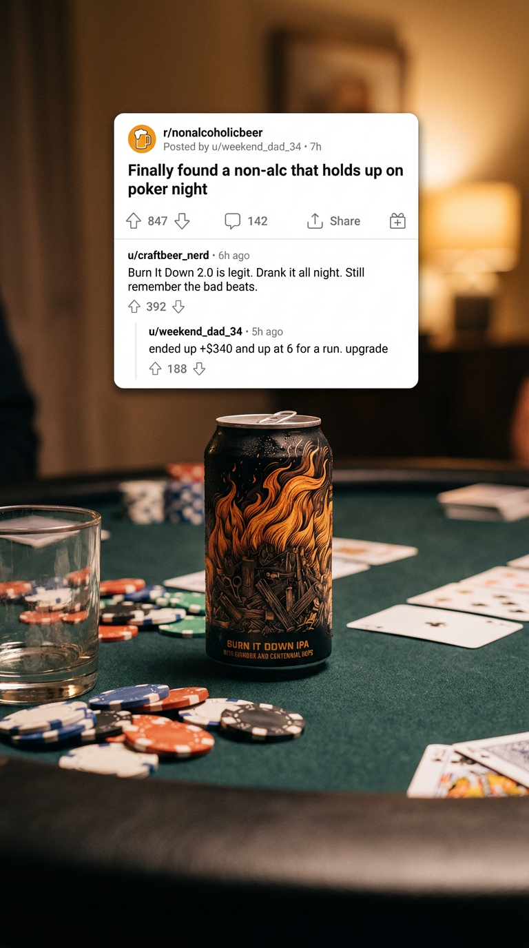 Go Brewing, Reddit-thread format static