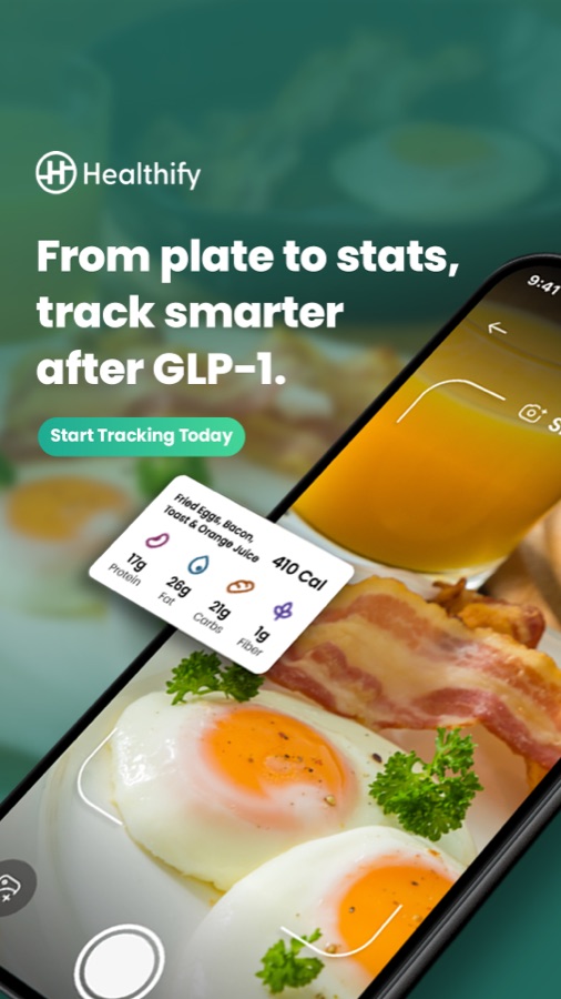 Healthify, from plate to stats, track smarter after GLP-1