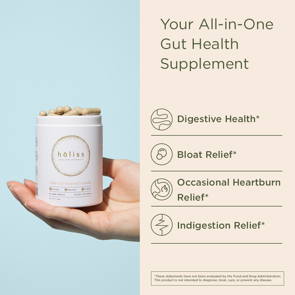 Holiss, all-in-one gut health supplement