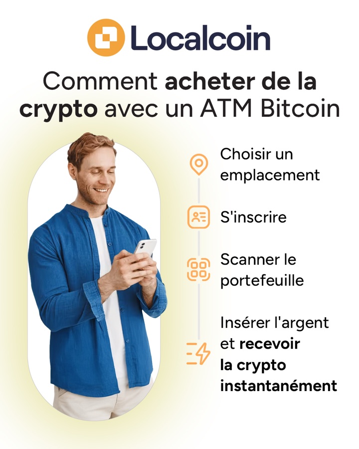 Localcoin, how to buy crypto with a Bitcoin ATM, French-language static