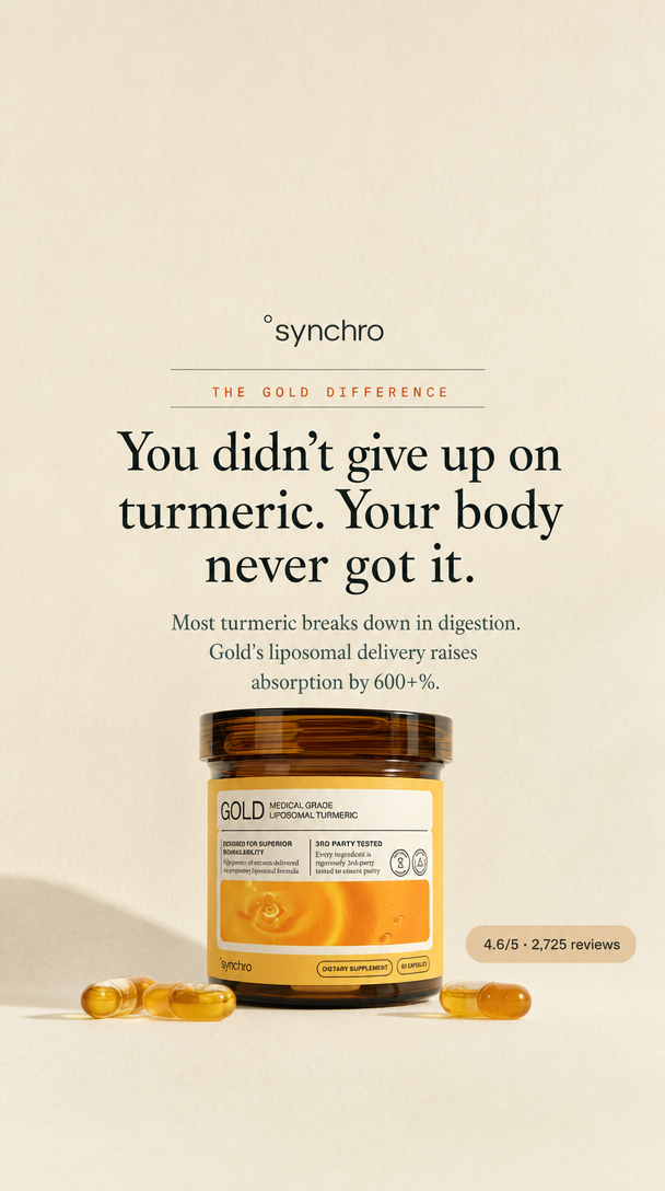 01. You didn't give up on turmeric.